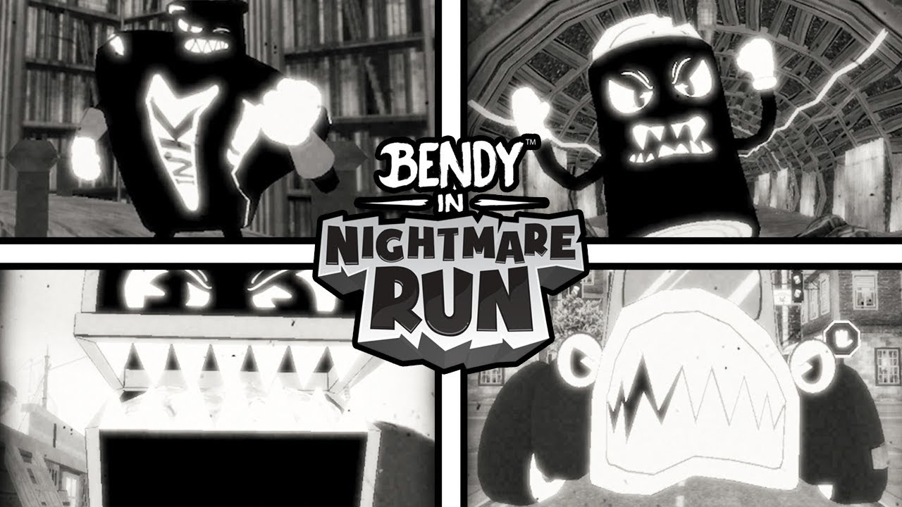 Bendy in nightmare run all bosses game
